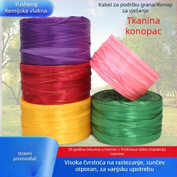 Jin yusheng poliesterno zavarivačko uže – za zavarivanje i pakiranje, nosivost 50 kg, lomna čvrstoća 22 kg