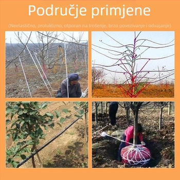 Jin yusheng poliesterno zavarivačko uže – za zavarivanje i pakiranje, nosivost 50 kg, lomna čvrstoća 22 kg