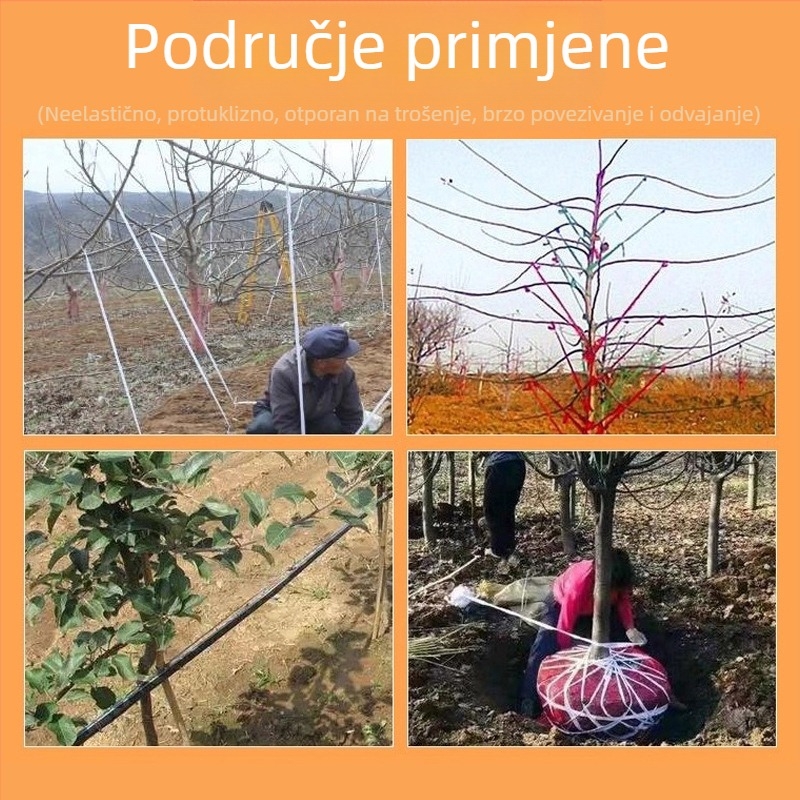 Jin yusheng poliesterno zavarivačko uže – za zavarivanje i pakiranje, nosivost 50 kg, lomna čvrstoća 22 kg