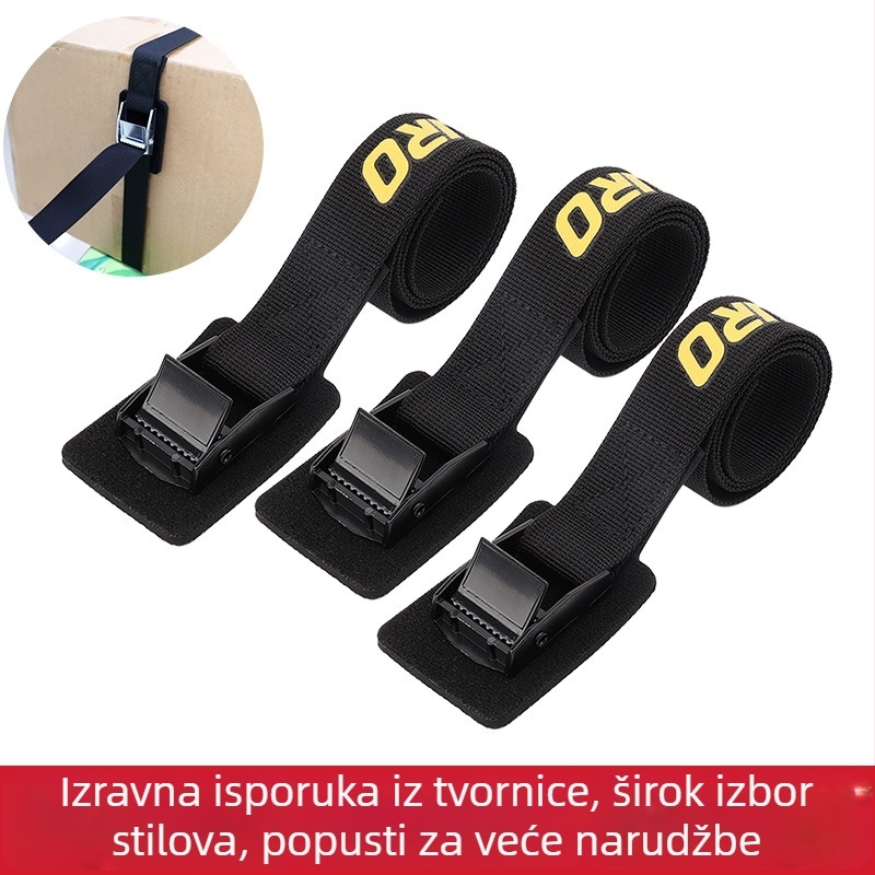 Pojas od cinkovog legura, kopča 25 mm, crni elektroforetski premaz, teksturirana vezna traka