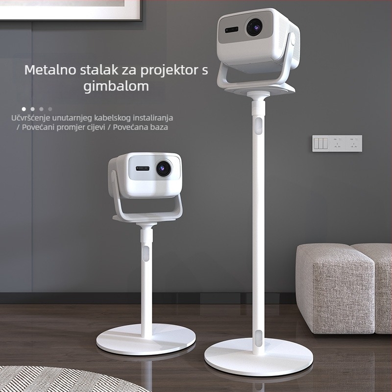 Cine PB17 stalak za projektor s dizanjem, podni stalak s noćnim ormarićem, kompatibilan s XGIMI RS10/RS20 i NUT N1S