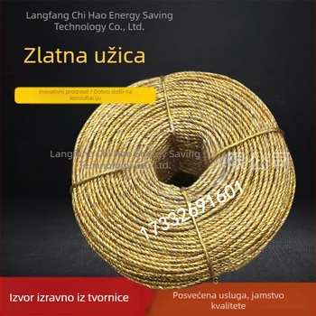 3-žilni aluminijski elektrohemijski balirni konopac za pričvršćivanje (slama i otpadni papir)