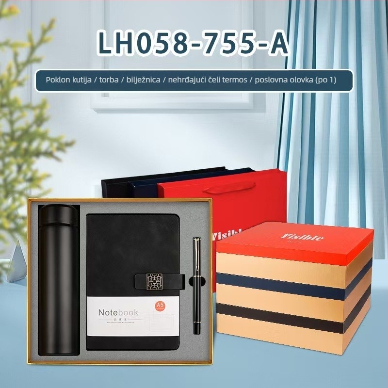 Bilježnica - Brend Jbchuanq / Golden Legend; Kožna korica od umjetne kože; Vezanje: žično ljepilo; Dowling papir; 120 stranica (80 g)