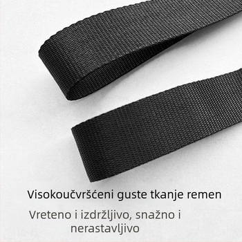 Pojas za vezivanje za prtljagu i joga podloge — podesiva kopča, višefunkcionalan, gradski minimalistički stil, proljeće 2025