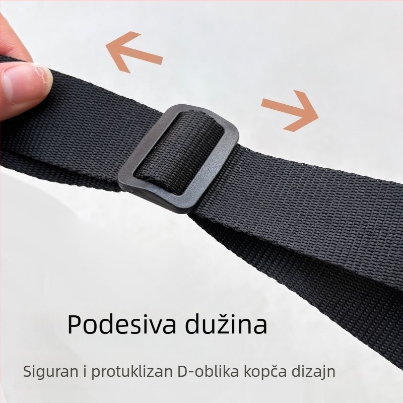 Pojas za vezivanje za prtljagu i joga podloge — podesiva kopča, višefunkcionalan, gradski minimalistički stil, proljeće 2025