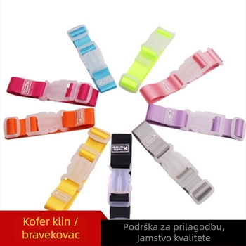 Federer najlonska traka za prtljagu s vanjskim kopčom i klipom, nosivost 25 kg