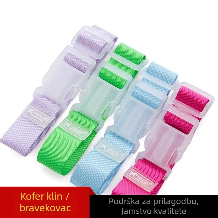 Federer najlonska traka za prtljagu s vanjskim kopčom i klipom, nosivost 25 kg