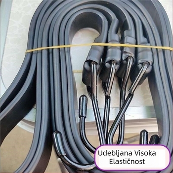 Elastična traka od butilnog kaučuka za učvršćivanje tereta, debela i izdržljiva za motocikle i kamione