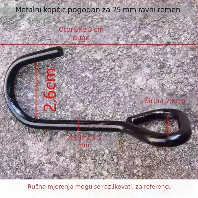 Elastična traka od butilnog kaučuka za učvršćivanje tereta, debela i izdržljiva za motocikle i kamione