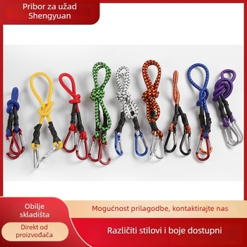 Karbiner spona užad za kampiranje: poliester/nylon/PP, nosivost 100, porijeklo Shenzhen, bez uvoza