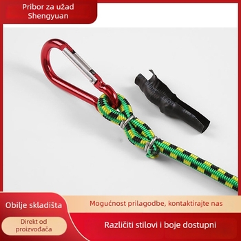 Karbiner spona užad za kampiranje: poliester/nylon/PP, nosivost 100, porijeklo Shenzhen, bez uvoza