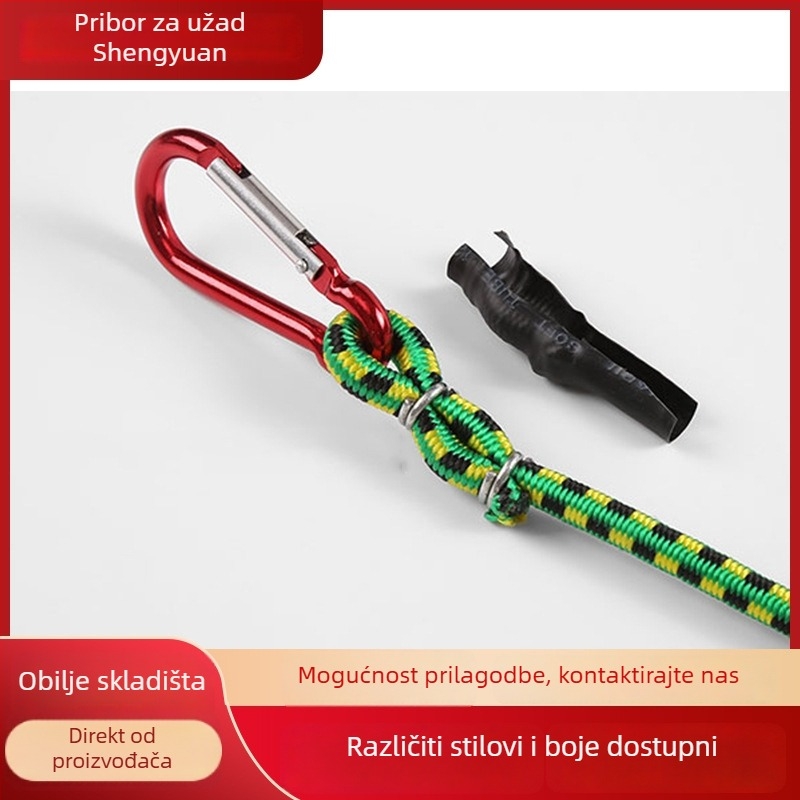Karbiner spona užad za kampiranje: poliester/nylon/PP, nosivost 100, porijeklo Shenzhen, bez uvoza