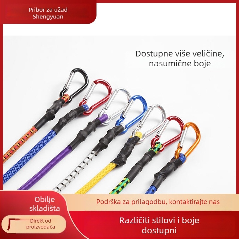Karbiner spona užad za kampiranje: poliester/nylon/PP, nosivost 100, porijeklo Shenzhen, bez uvoza