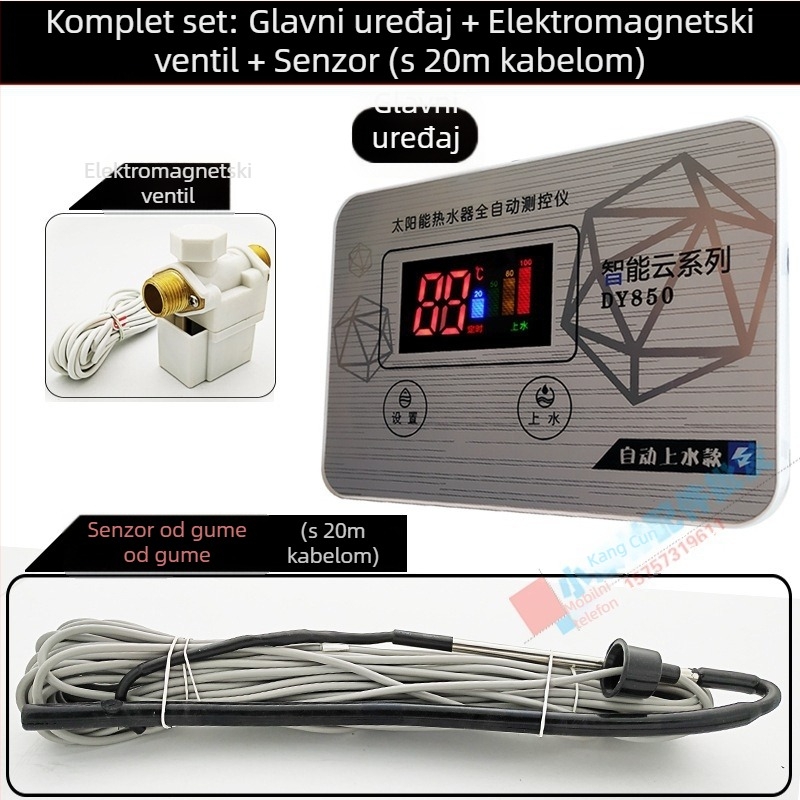 Automatski solarni regulator dopune vode, potpuno automatski mjerni uređaj (DY-850)