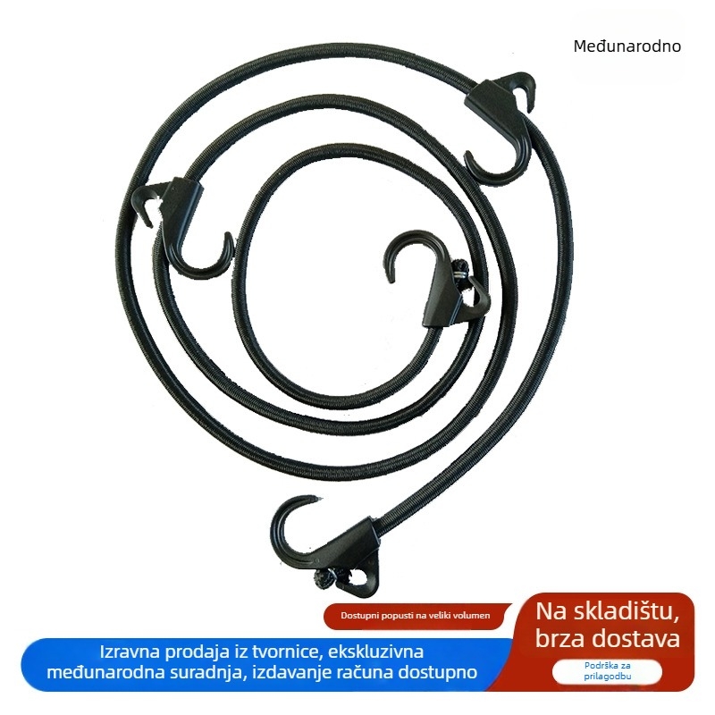 Remen za prtljagu za bicikle i električne motocikle — elastična užad od polipropilenskih vlakana