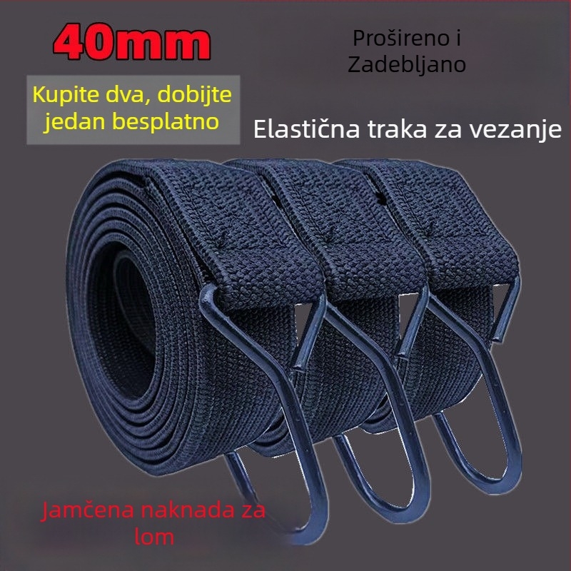 Hanko polipropilenski elastični kaiševi za povezivanje tereta i prtljage – nosivost 100 kg