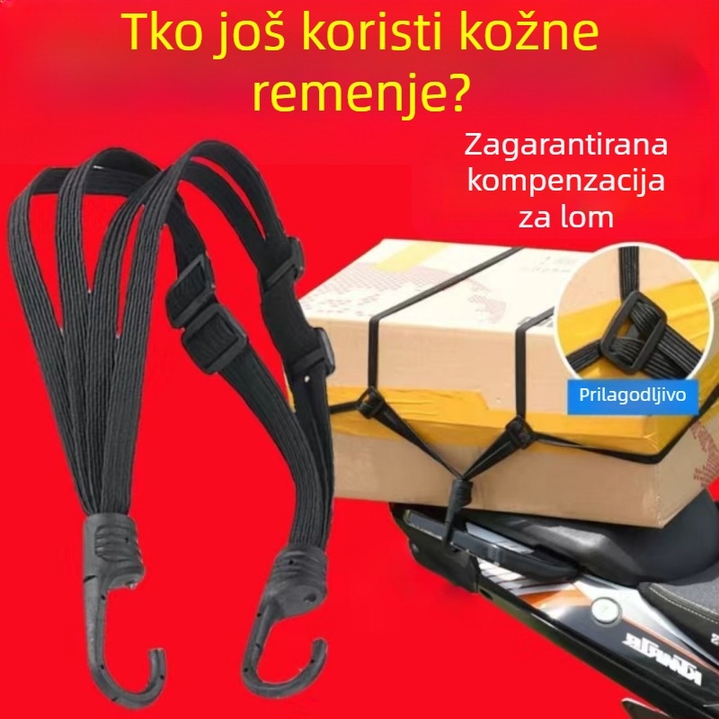 60–90 cm remen za pričvršćivanje motocikla s elastičnim užetom