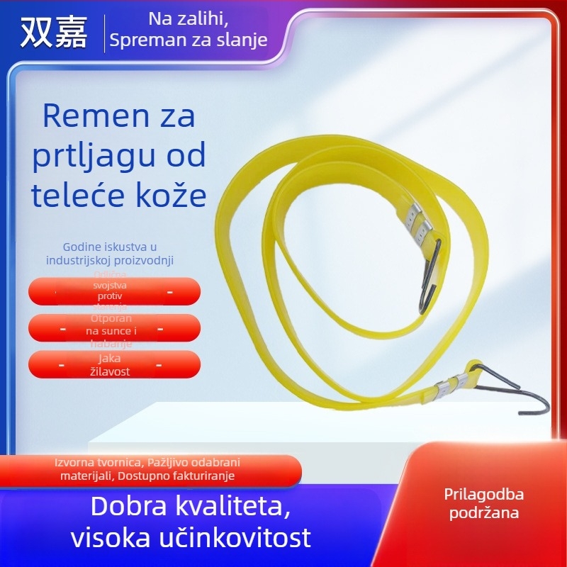 Elastični remeni za pričvršćivanje robe, prtljage, motocikala i prtljažnika električnog vozila