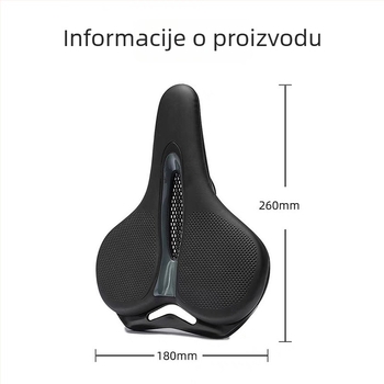 CUAKEX sjedalo za planinski bicikl — debelo, prozračno i udobno; podstava od pjene i kože, TPR gumena konstrukcija, po narudžbi