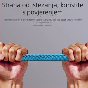 Remeni za pričvršćivanje tereta za bicikl i motocikl s kukama i elastičnim užetima
