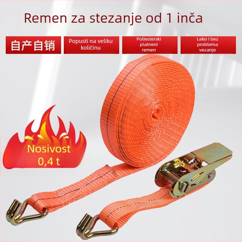 Trake za povezivanje - Poliester trake za pouzdano pričvršćivanje (Brand: Xinda; Primjena: prikolica, prijevoz tereta, osiguranje kontejnera)