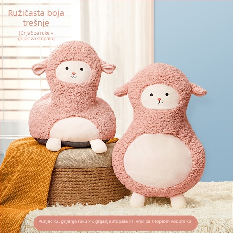 Grijane papuče za dom s USB napajanjem, gornji dio od prave kože, unisex