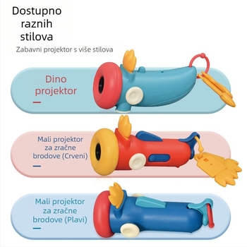 Ručni mini projektor-pričalica za djecu | projekcija, svijetleća igračka | plastični materijal | za djecu 4–6 godina
