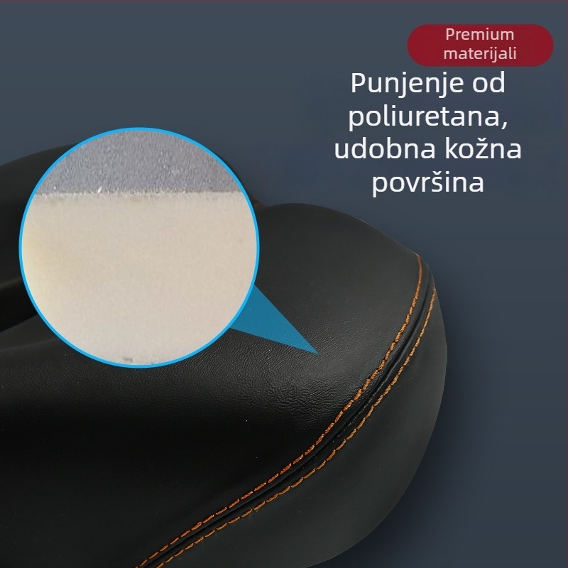Sjedalo za bicikl Dinghua DH226, PU koža, za planinske i standardne bicikle