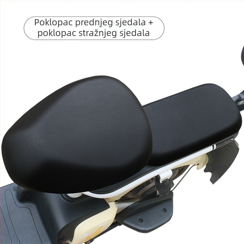 Navlaka za sjedalo električnog bicikla, vodootporna i UV zaštita, PU koža, mekana i udobna, univerzalna za sve sezone