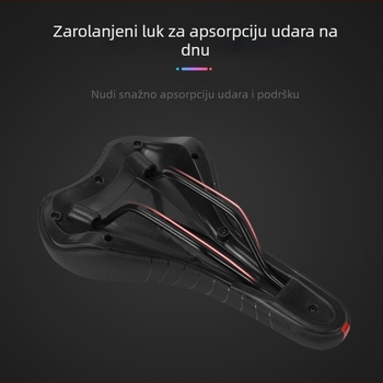 WAKE WK-110 Sjedalo za bicikl – PU koža, za planinski bicikl, debelo sjedalo