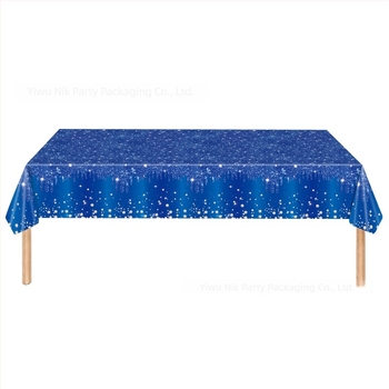 Jednokratni plastični stolnjak za rođendansku zabavu, stil zabave, pogodan za proslave