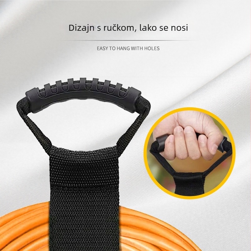 Teški Velcro remen s ručkom za kablove – Najlon, Qiangxin