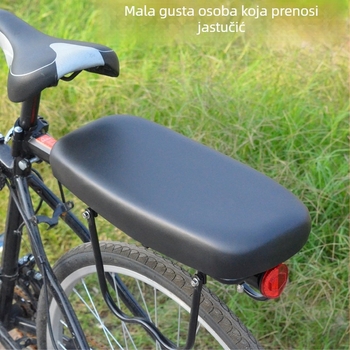 PU sjedalo za bicikl, model U, za obični bicikl, sjedalo za putnika, prilagodljiva obrada