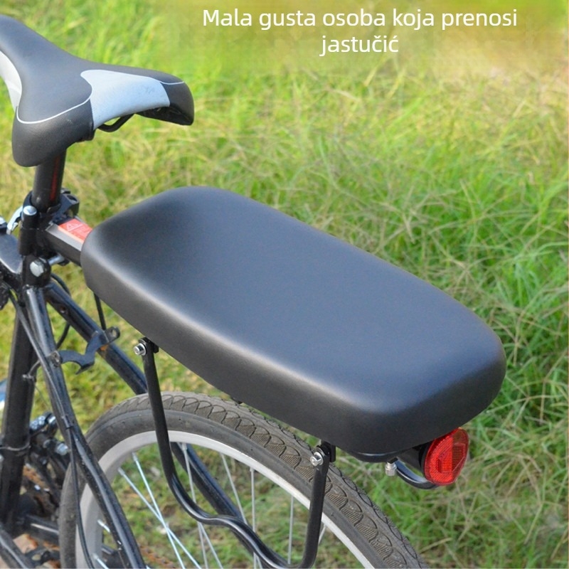 PU sjedalo za bicikl, model U, za obični bicikl, sjedalo za putnika, prilagodljiva obrada