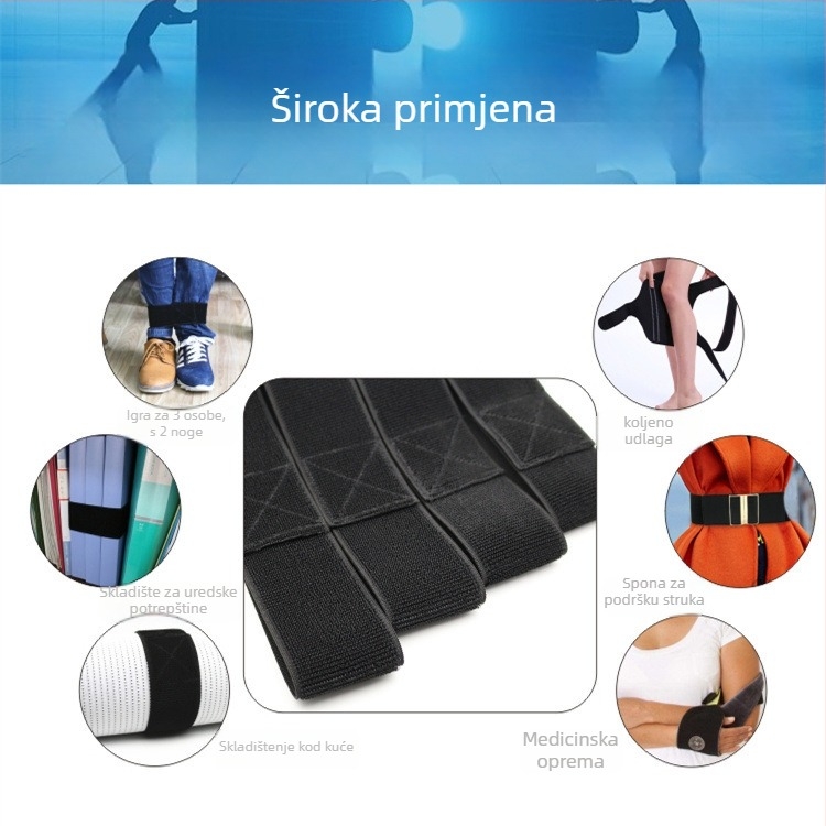 Elastični Velcro samoljepljivi zavoj, smjesa nylona i prirodne gume, višekorisno medicinsko i kućno korištenje, Brend Flowers in the Clouds