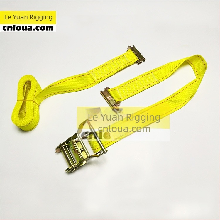 Remenac s E-spojem; Model LYRTDEF; Materijal: visokougljična čelika + poliester; Za fiksiranje robe