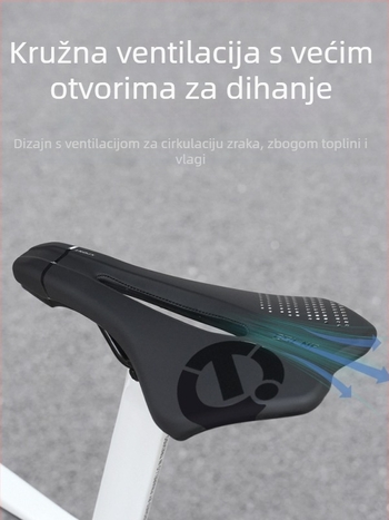 Sjedalo za bicikl Dingtian PU, Model 1, kompatibilno s cestovnim i planinskim biciklima