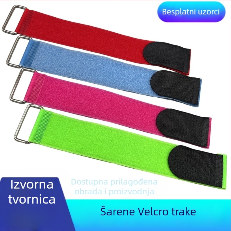 Velcro veza za upravljanje kabelima, smjesa najlona i poliestera, samoljepljiva, obrtna kopča