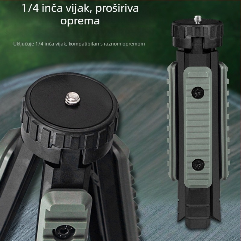 ZJ01 Višestrani tronožni nosač za vanjsku rasvjetu, stolni/ručni način korištenja — pokriće 31–40 m², proširivački adapter, podržava live streaming, fotografiju i projektor