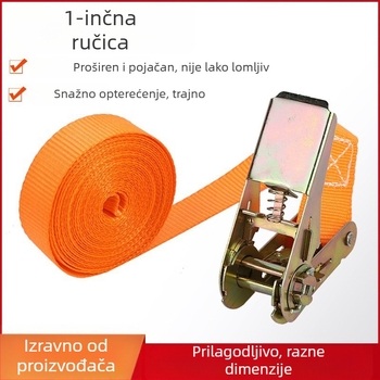 Natezač trake, poliester i čelik, nosivost 1 tona, galvanizirani završni sloj, radna temperatura -30 do 80°C