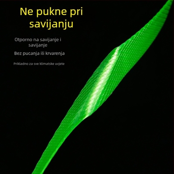 PET traka za pakiranje stroja, visoka napetost 650 kg, širina 16/19 mm, debljina 08/09/10 mm, rola Ø60/Ø40 mm