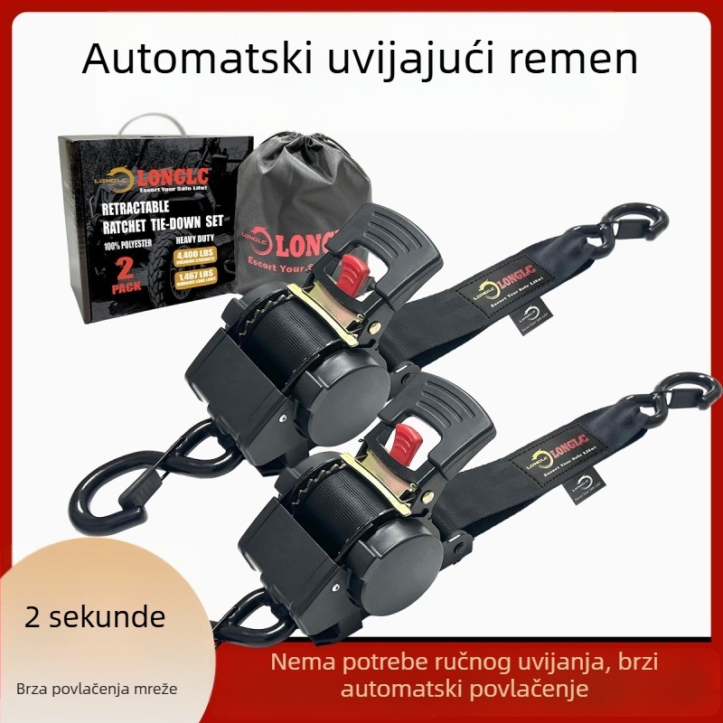Prilagodljiva napinjačka traka za automobile i motocikle za premještanje i pričvršćivanje
