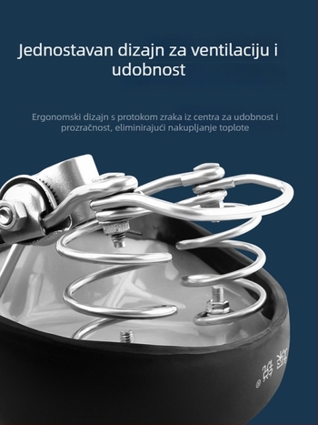 Sharp vodootporno sjedalo za bicikl s visokoelastičnom pjenu, PU vodootvornom kožom i ABS plastičnim dijelom, za standardne bicikle