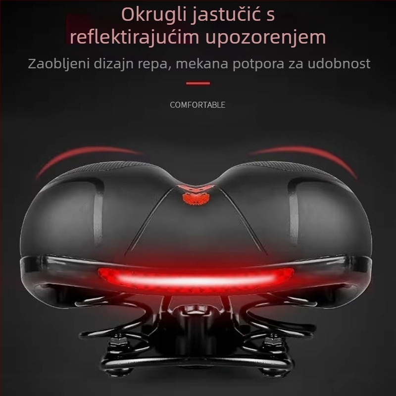 Sjedalo za bicikl HANLI 188 Prava koža za cestovne i planinske Bicikle