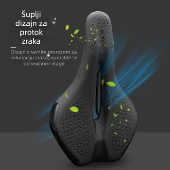 Sjedalo za bicikl za planinske i cestovne bicikle s ergonomskim dizajnom