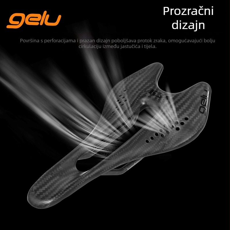 Sjedalo za bicikl Gelu K.3+ s karbonskom osnovom