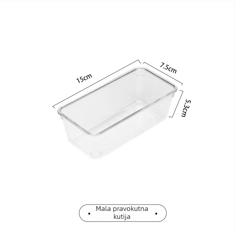 Kutija za organizaciju u ladici, polistiren, uzorak točkica, model 6810, zapremina 2 L