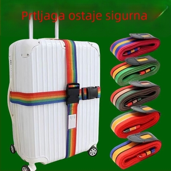 Križani kaiševi za prtljagu – prugasti, gradski minimalistički stil, dodaci za torbe, materijal: Drugo, sezona: Zima 2024