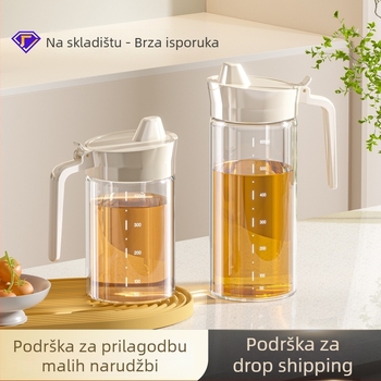 Staklena boca za ulje, bez kapanja, otporna na prolijevanje, velika kapaciteta, boca za začine u japanskom stilu