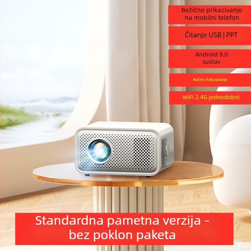 Projektor Full HD 1080p za kućno kino, spavaću sobu i studentski dom
